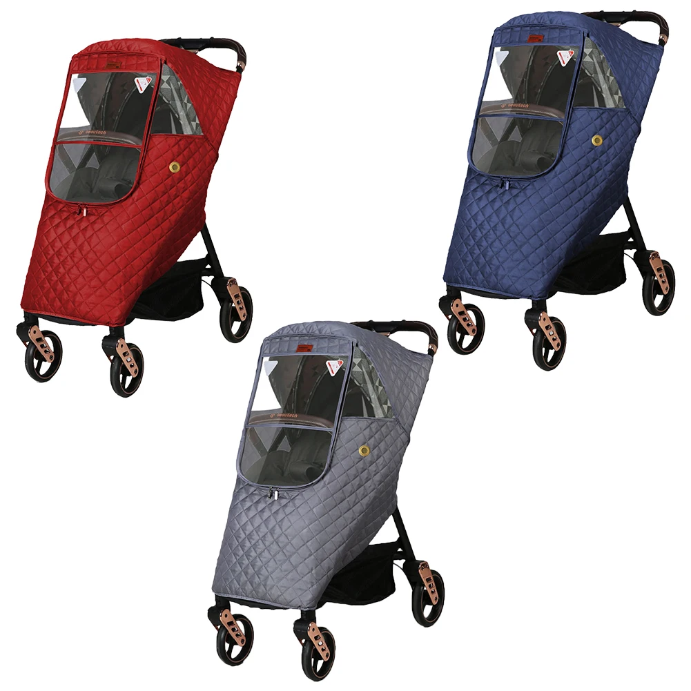 

Universal Baby Stroller Raincover Waterproof Winter Thicken Windproof Dust Shield Canopy for Pram Buggy Pushchair Accessories