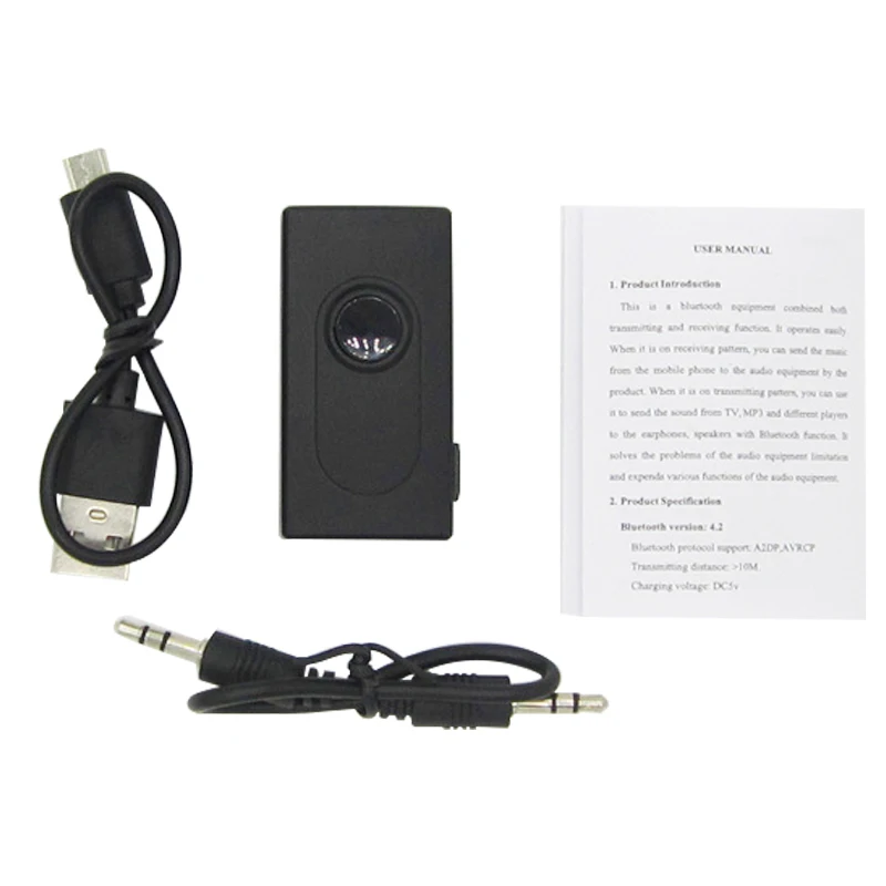 USB Bluetooth 4 2 передатчик приемник беспроводной 3 5 мм для Aux автомобильный FM ТВ ПК TF