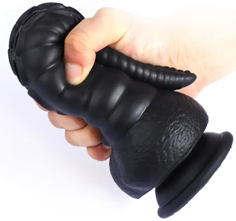 Новинка супер большая Анальная пробка инопланетянина фаллоимитатор для