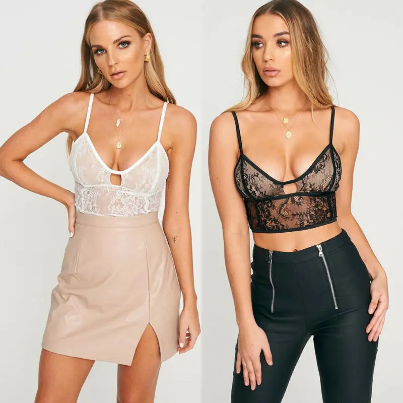 Сексуальные летние модные женские прозрачные топы без рукавов бюстье