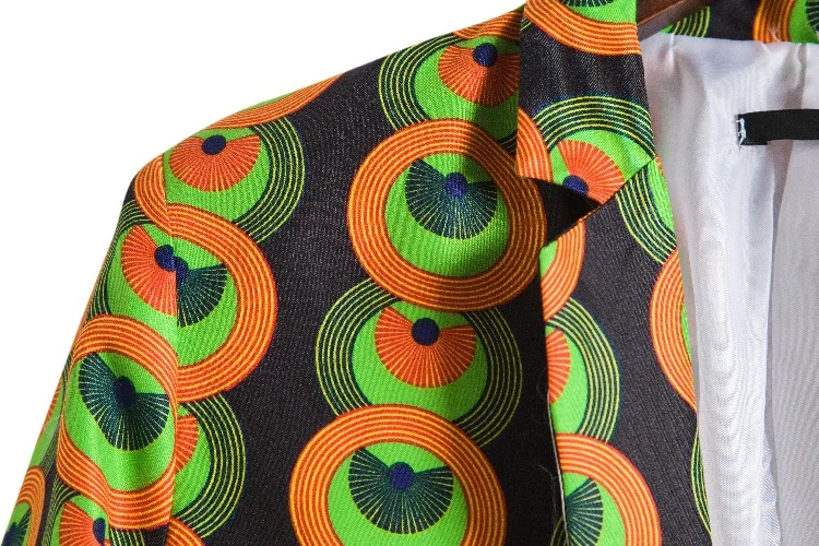 LUCLESAM мужское Повседневное платье в Африканском этническом стиле блейзер Мужской