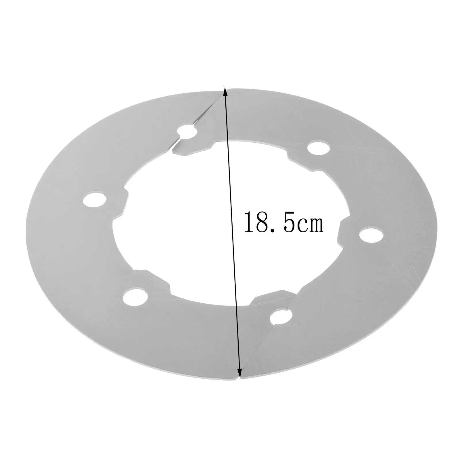 

Motorcycle Transmission Belt Pulley Cover for Kawasaki NINJA400 Z400 Silver