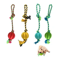 puppy teething chew toys interactive dog toy treat boredom food dispensing bite resistant elastic rubber ball for puppy small m
