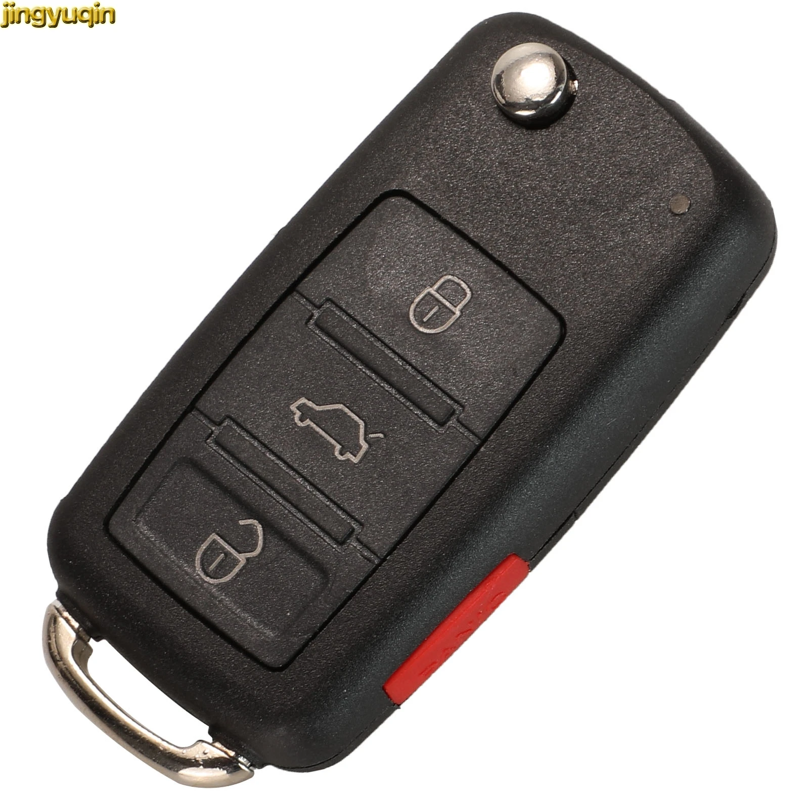 Jingyuqin Раскладной Автомобильный ключ ASK 315 МГц PCF7942 ID46 для VW Touareg Phaeton AUDI A8/S8 2003-2009