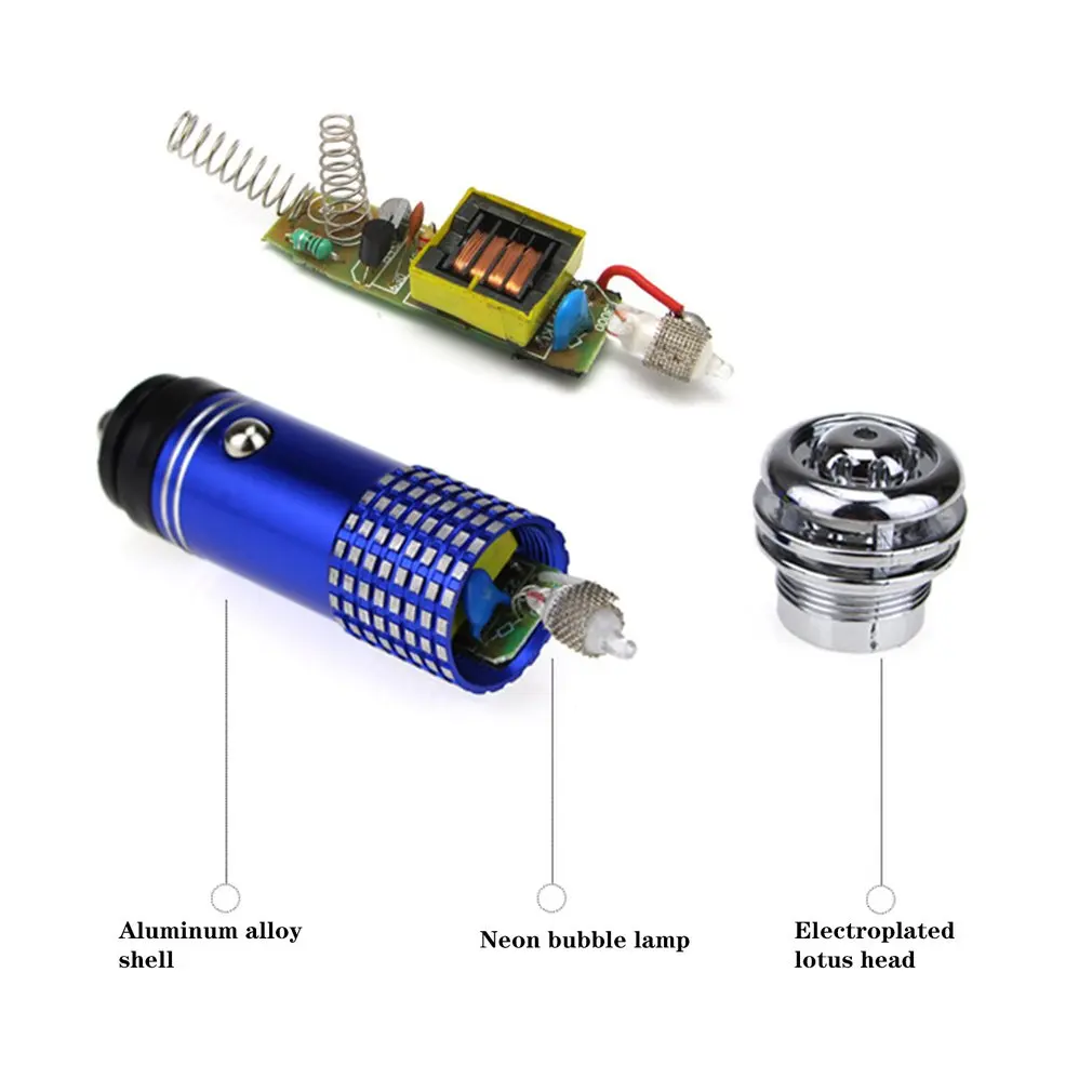 

Mini Car Air Purifier 12V Mini Auto Car Fresh Air Anion Ionic Purifier Oxygen Bar Ozone Ionizer Cleaner Vehicle Air Freshener