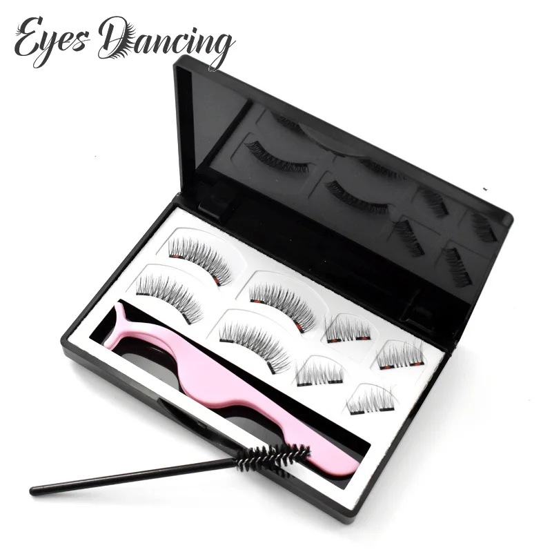 Магнитные ресницы для глаз без клея натуральные длинные макияжа инструменты