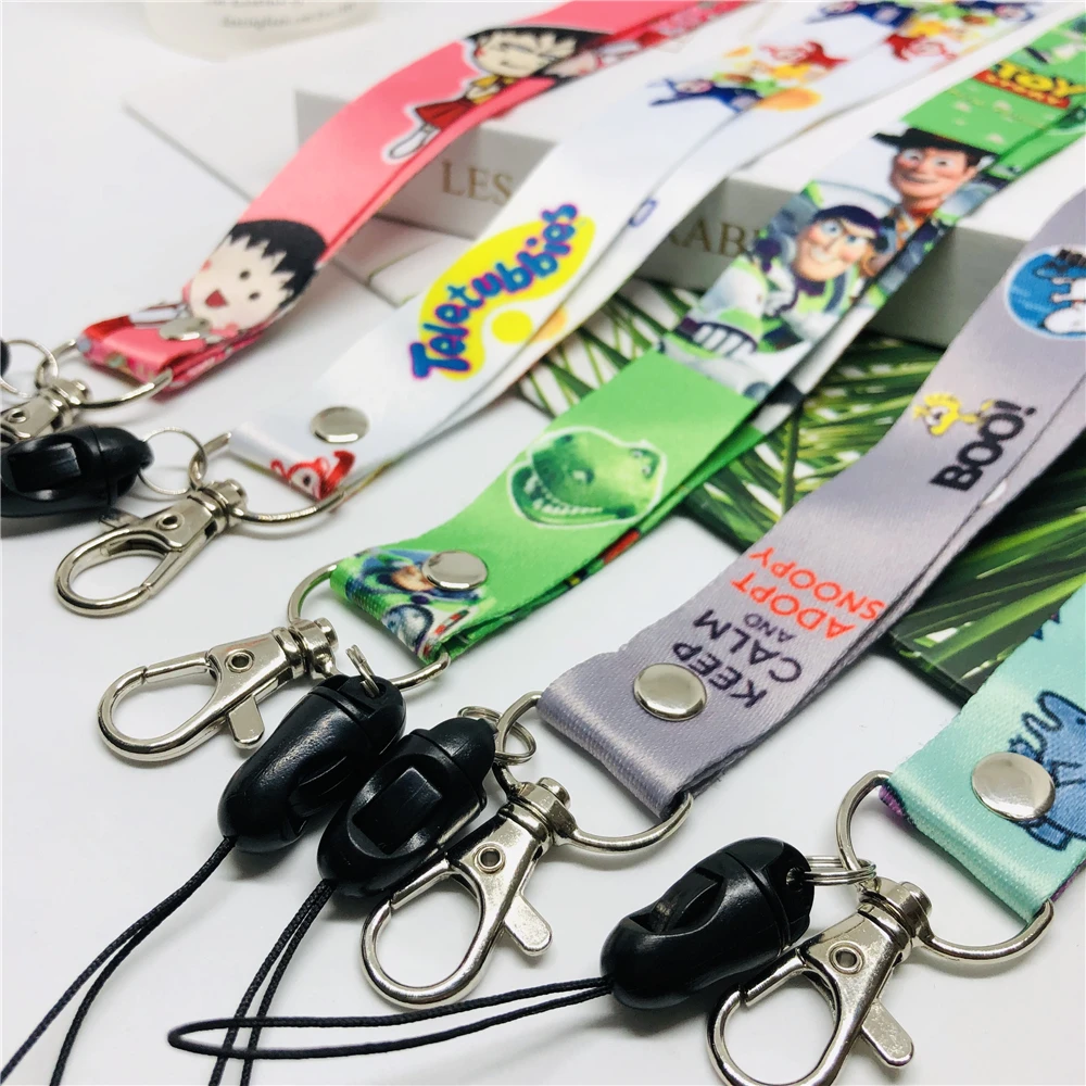 Шнурок с аниме милый мультяшный шейный ремешок ремешки для ключей удостоверения