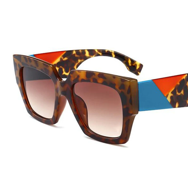 2020 Квадратные Солнцезащитные очки для женщин большие квадратные солнцезащитные