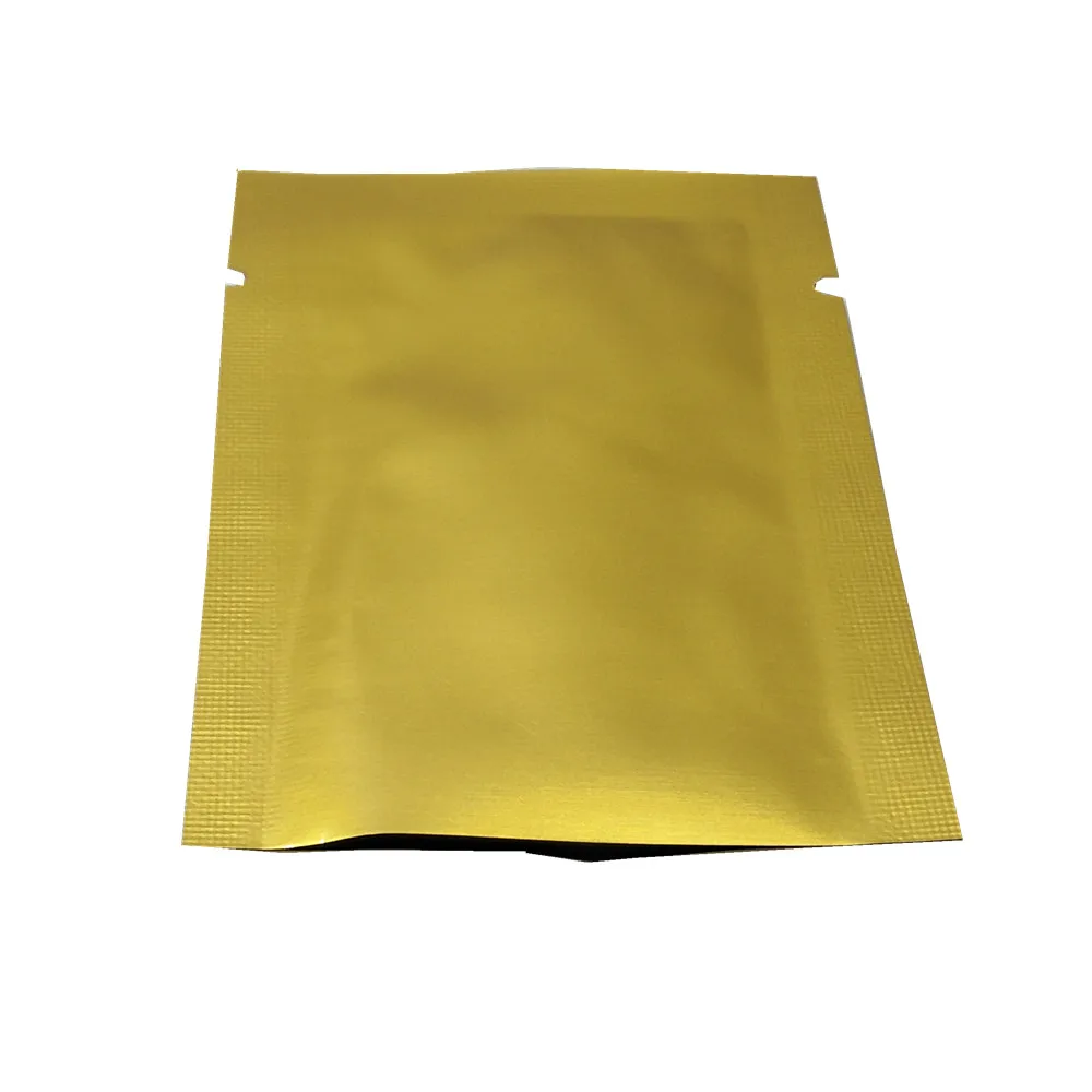 100 шт. вакуумный упаковочный пакет из алюминиевой фольги с открытым верхом и