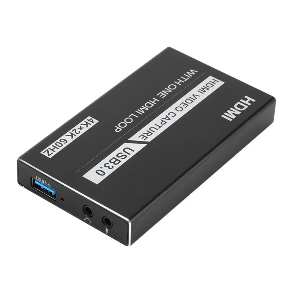 

USB3.0 Video Capture Card OBS Recorder 4KHDMI-compatible Capture Card USB To HDMI-compatible Converter Game Capture Card Live