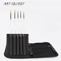 artsecret watercolor painting tool supplies synthetic hair acrylicoil brush set with gunny black bag no 860