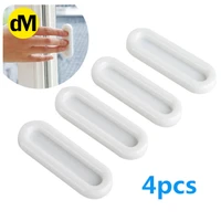 dm 4 8pcsset paste open sliding door handles for interior doors glass window cabinet drawer wardrobe self adhesive handle 2021