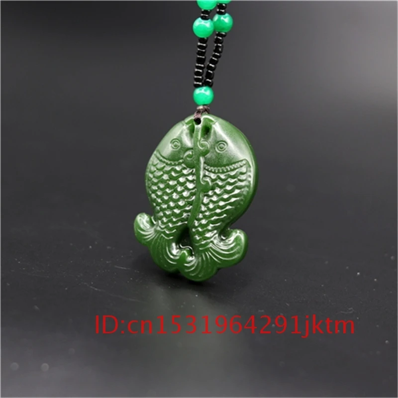 Зеленый Шарм жадеит нефрит натуральное ожерелье ручное ювелирное изделие для