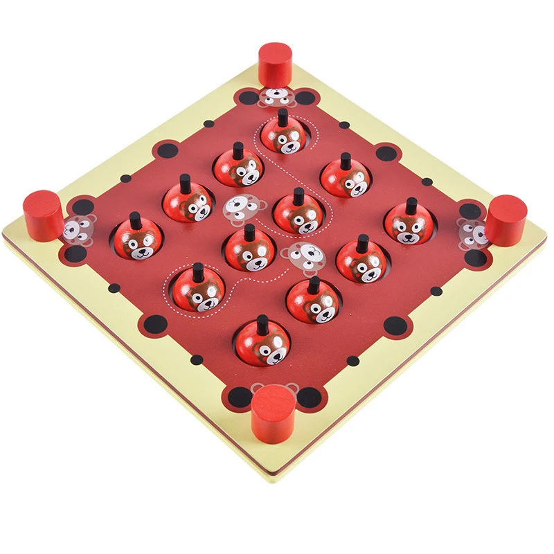 

Children Montessori Puzzle Board Game Instant Photo Memory Chess Kids Brain Power Early Education Wooden Learning Toys Gifts