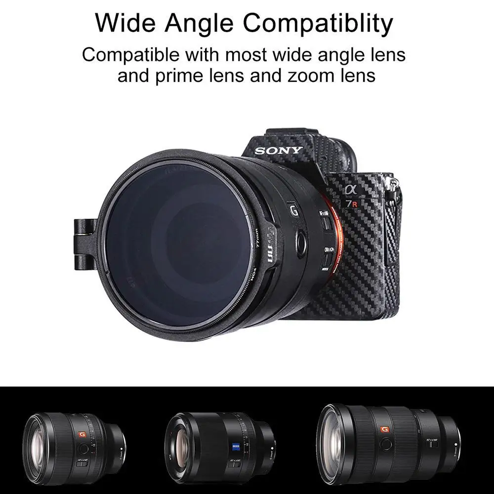 UURig RFS ND фильтр быстросъемное кольцо аксессуар для камеры DSLR Быстрый переключатель кронштейн DSLR Объектив монтаж с защелкой клип