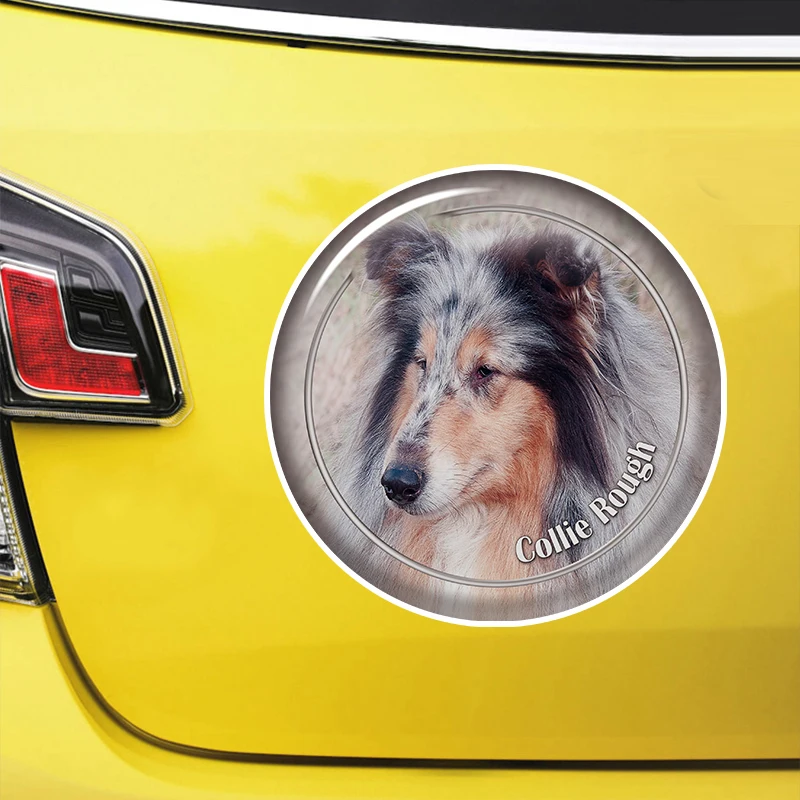 

Collie Rough V2 Self-adhesive Decal Car Sticker Waterproof Auto Decors on Bumper Rear Window Laptop #S60984