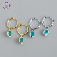 s925 sterling silver earrings light luxury starry green enamel epoxy ear jewelry fashion gift earings for women