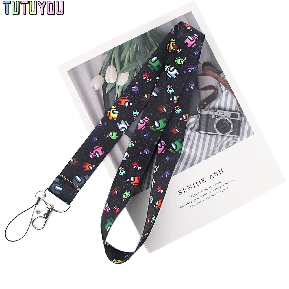 

PC2331 Wholesale 20pcs/lot Cartoon Popular Game Lanyards ID Badge Holder Mobile Phone Straps Badge Key Holder Keychain