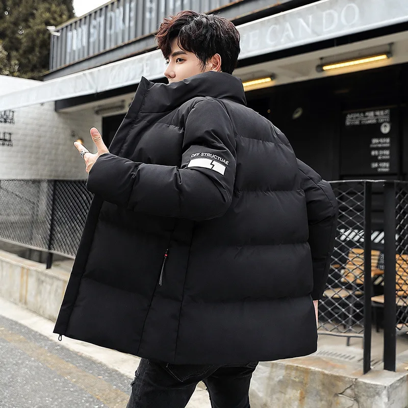 Long sleeve Stand Collar Zipper Casual New Waterproof Windproof Jackets Mens