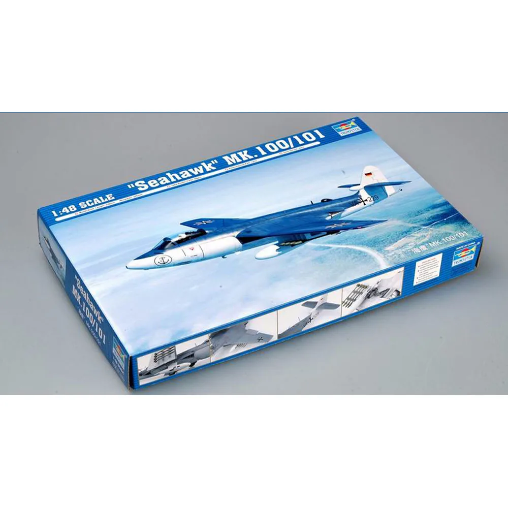 

Trumpeter масштаб 1/48, британский Hawker Sea Hawk FGA.Mk.6 Mk.100/101, самолет, самолет, игрушечная пластиковая сборка, набор моделей