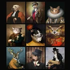 DIY Алмазные изображения забавных животных, совы, собаки, кошки; Портретный плакат 5D пояс с отделкой камнями в виде вышивки крестом мозаика вышитая Картина Wall Art Наборы