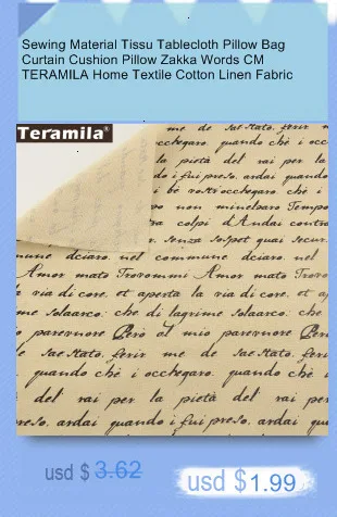Teramila имитация льняной ткани 50 см x 150 см/шт. Рождественский принт Снежинка Дизайн Аппликация аксессуар DIY Украшение дома Telas