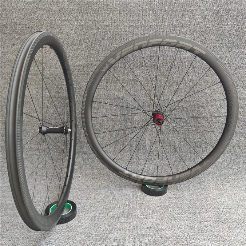 Венфор SLCarbon Road Bike Wheel прямой тягой с низким сопротивлением керамическая ступица
