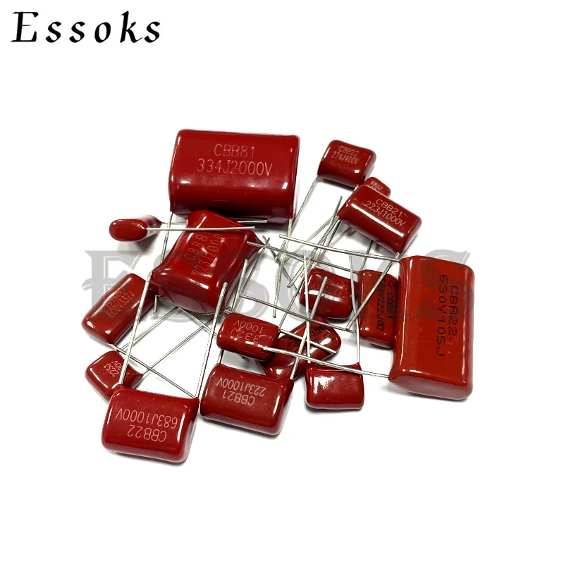 

10PCS 400V824J 0.82UF Pitch 15mm 20mm 820NF 400V 824 824J CBB Polypropylene film capacitor