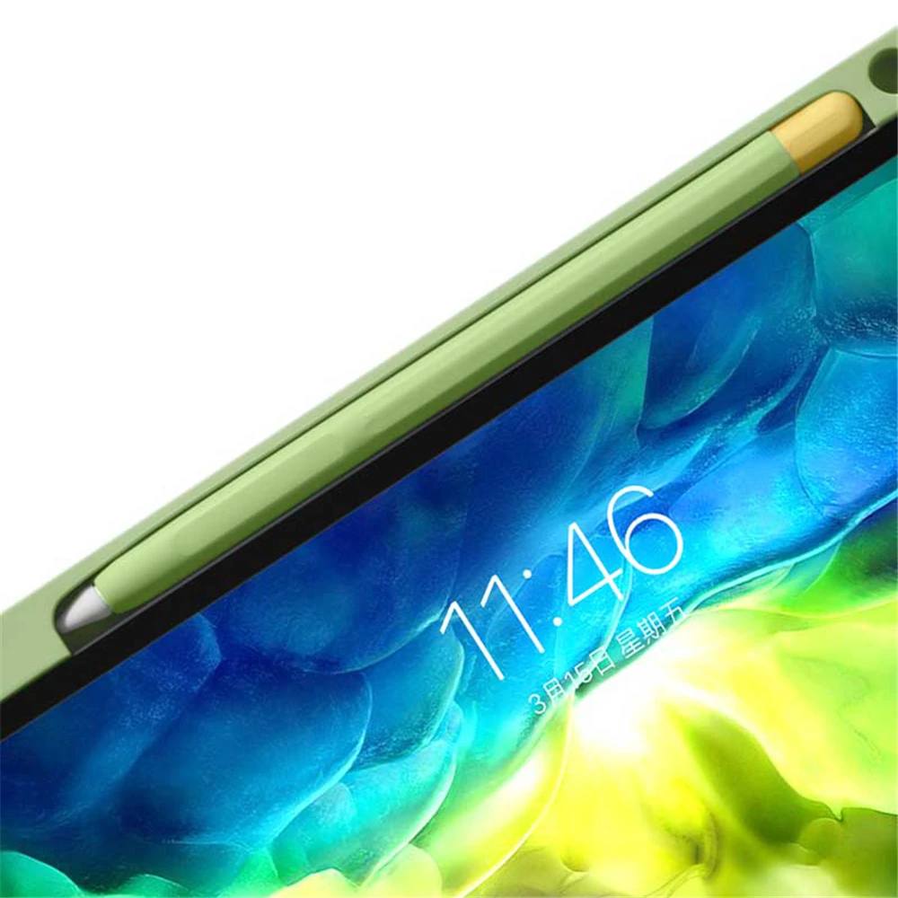 Цветной мягкий силиконовый защитный чехол для Apple Pencil 1st 2nd Generation аксессуары