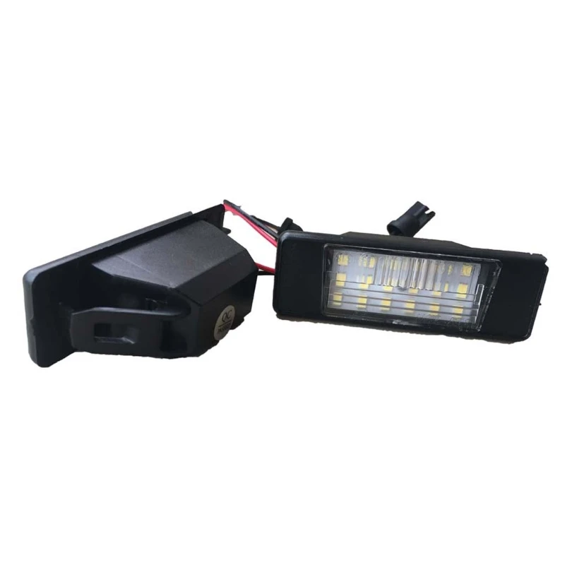 

Car Rear LED Number License Plate Light Lamp Car Replacement White Rear Number Lights for X-Trail JUKE Qashqai Versa NV200