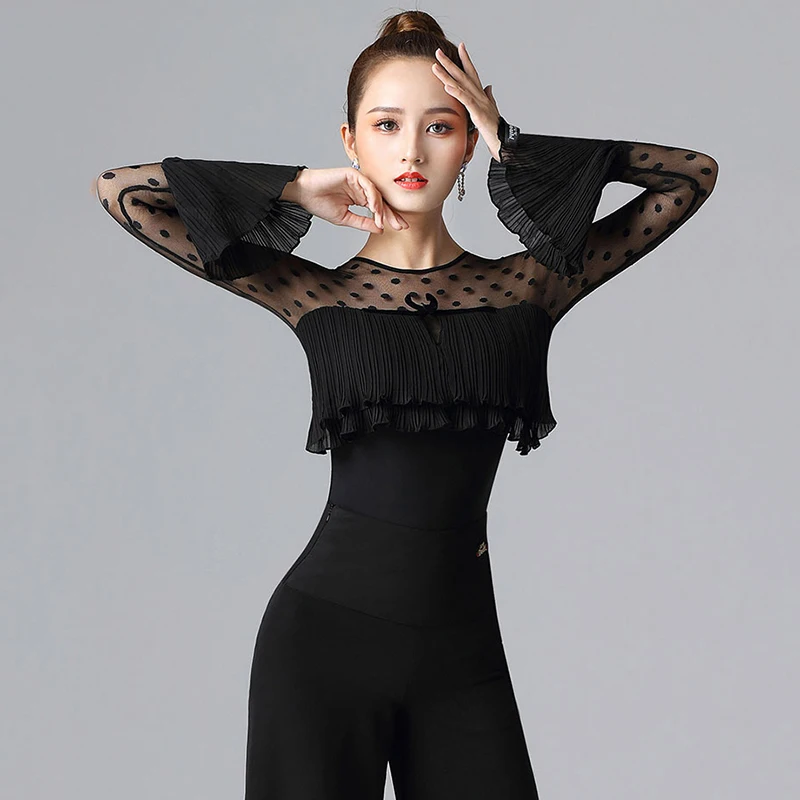 Элитная сексуальная танцевальная тренировочная одежда для женщин Цельный