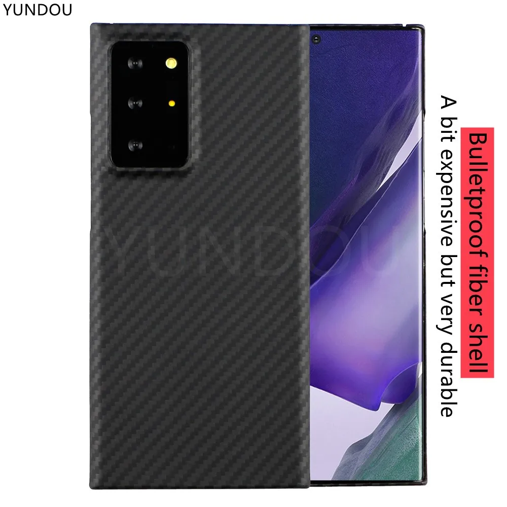 

Чехол из настоящего углеродного волокна для телефона Samsung Galaxy note 20 Ультратонкий чехол из арамидного волокна с защитой от падения для Samsung note ...