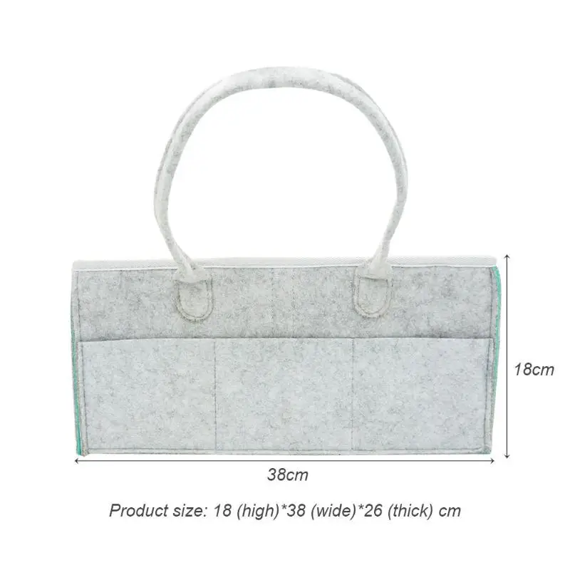 

Multi-function Portable Baby Diaper Bag Foldable Felt Mummy Nappy Case Organizer Maternity Newborn Clothes Storage Handbag