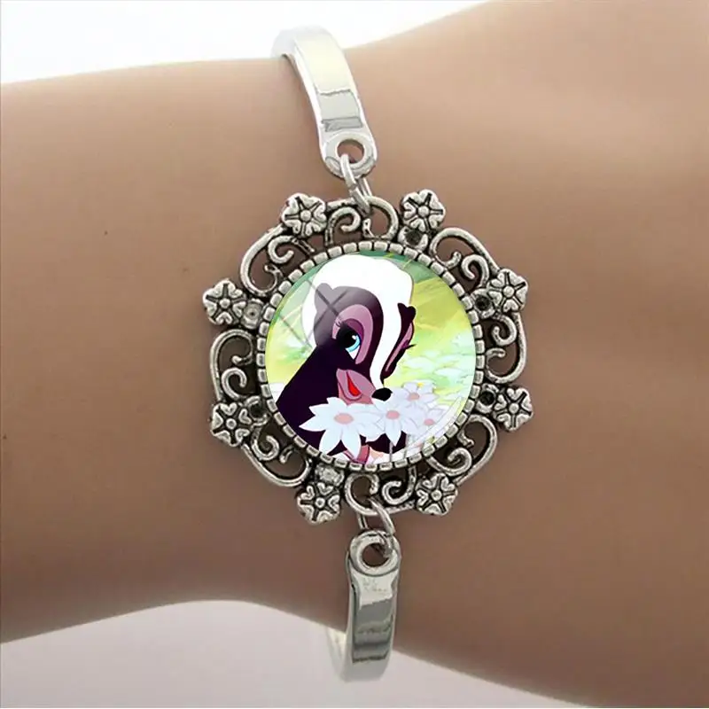 Кружевной браслет с изображением кролика Диснея оленя Бэмби классические