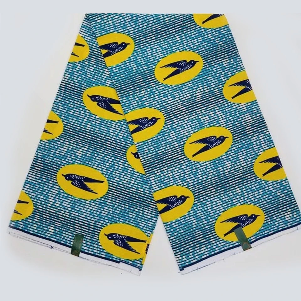 

6 Yards African Mitex Wax Print Ankara Fabrics Kitenge/Pagnes/Tissues Africain/ Lapa/Chitenge Y-701