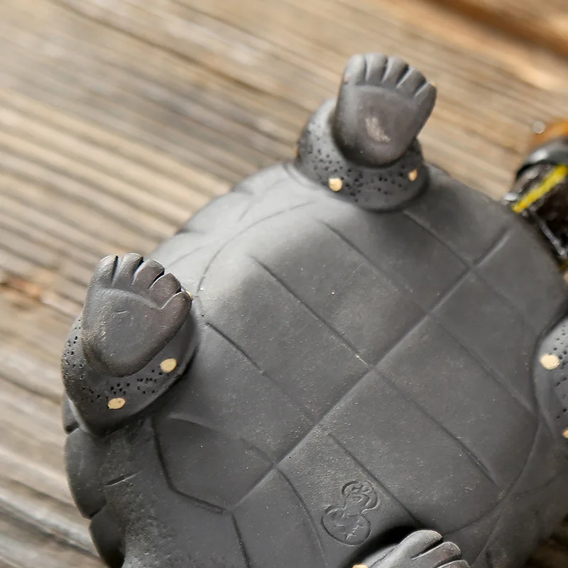 Новый год фиолетовая глина талисман чай аксессуары для домашних животных ручная