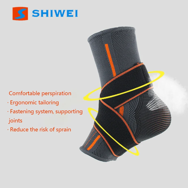 1 шт. компрессионная поддерживающая повязка на лодыжку Спортивная поддержка