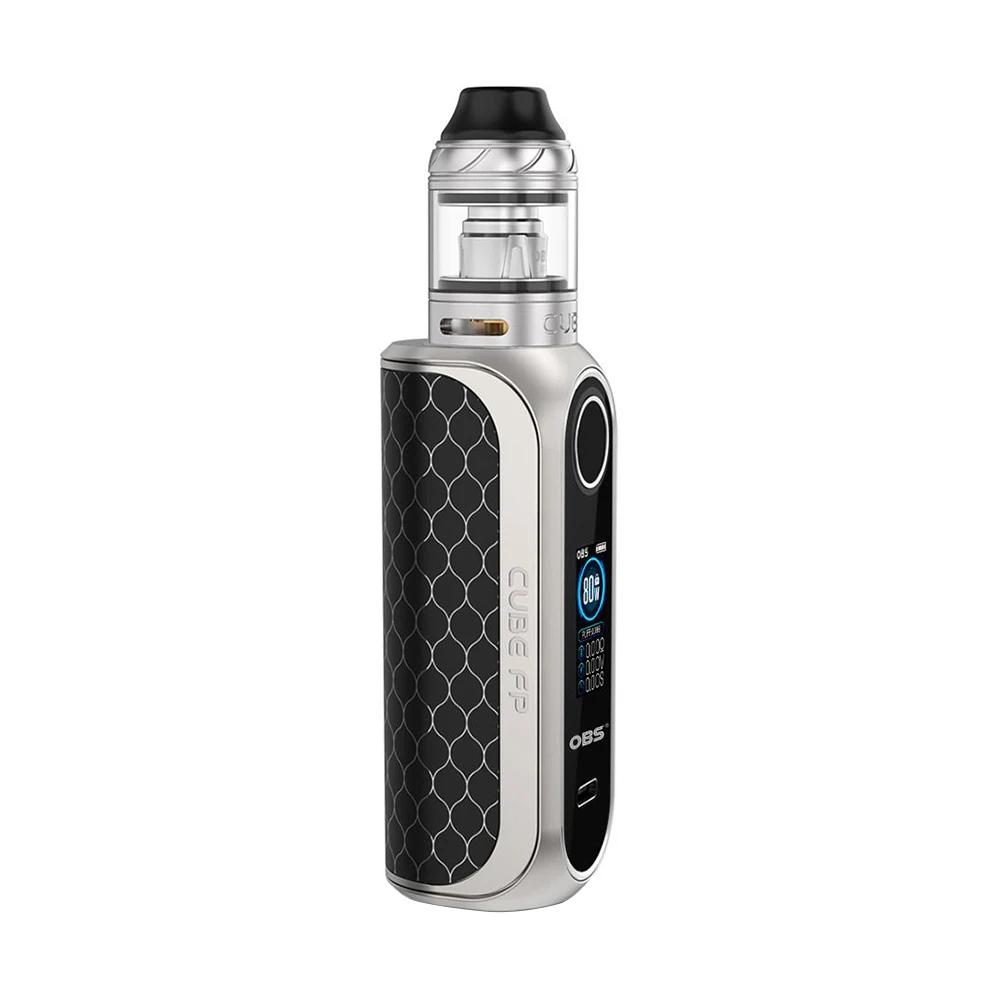 Новый оригинальный OBS Cube FP отпечаток пальца 80 Вт VW комплект wi/ 4 мл Sub ohm бак и Type C