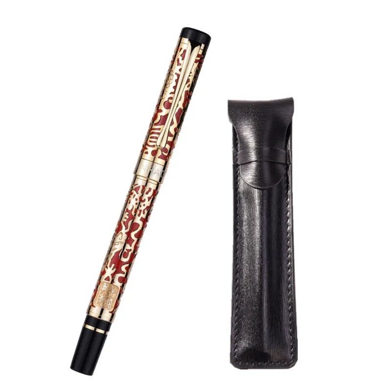 Перьевая ручка JINHAO 5000 с золотым наконечником 0 5 мм рельефная школьная и офисная