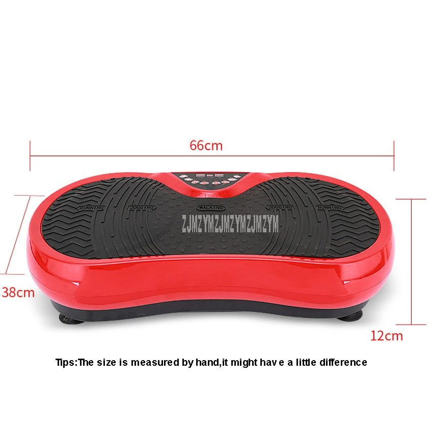 

Household Exercise Fitness Slim Vibration Machine Trainer Plate Platform Body Shaper Remote Control Fat Burning Shaking Machine