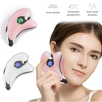 electric face scraping massage wrinkle removal face neck body guasha slimming lifting massager vibration heating beauty