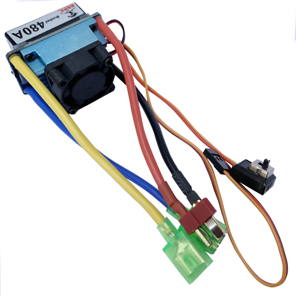 480A ESC RC лодка с воздушным охлаждением 380/540/775 Матовый контроллер скорости