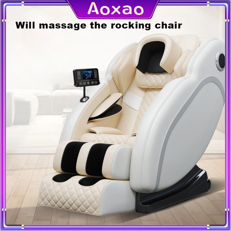 

Home Zero Gravity Massage Chair Recline Full Body Electric Heating Massage Chairs Intelligent Shiatsu Massage Sofa For 190 CM