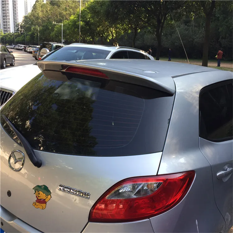 Спойлер для Mazda 2 2006 2013 задний спойлер хэтчбека Mazda2 из АБС пластика LX цветной