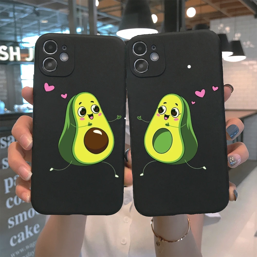Матовый чехол PYNQZY из ТПУ для телефона Samsung Galaxy A50 A70 S20U S10 S9 S8 милый мягкий с авокадо