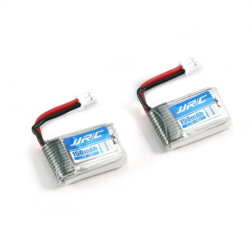 2 шт. оригинальный 3 7 В 150 мАч 30C Lipo аккумулятор для мини JJR/C H36 Дрон RC Квадрокоптер