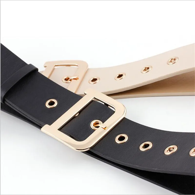 

New Arrivals 4.8cm Wide Black Red Tan Grommet Hot Ladies Ring Waistband Corset Belts Girdles for Women Dress Coat Free Shipping