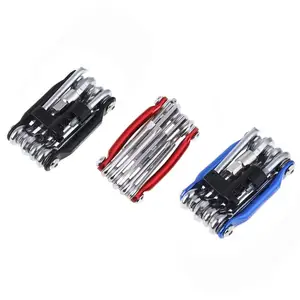 Набор инструментов для ремонта велосипеда, 11 в 1, шестигранный ключ, отвертка, гаечный ключ, Открыватель