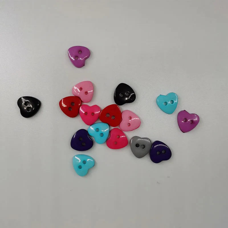 Милые домашние 1 лот = 100 штук искусственный бриллиант из смолы кнопки сердце