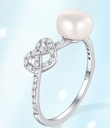 

Женское серебряное кольцо YBB57